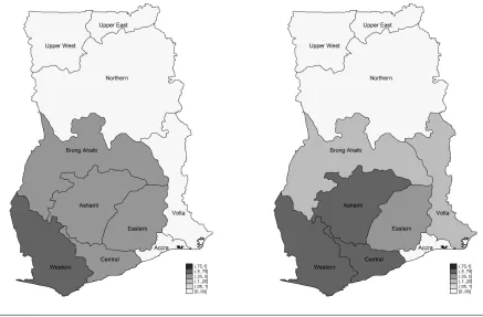 Figure 2: Cocoa Production and Cocoa Suitable Soils by Region