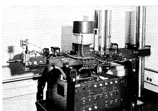 Fig. 1. Automatic sample changer for radioactive foils. 
