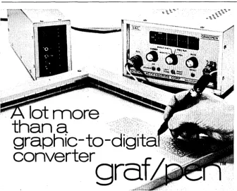 tablet to architectural alphanumeric or computer'7instruction information; leaving the balance free for graphic material-an application often used among our and electronic design engineer customers