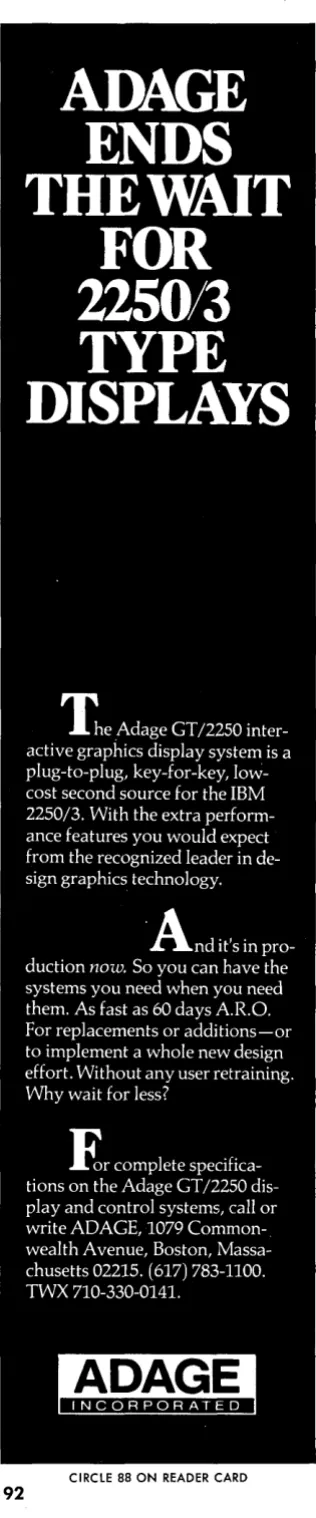 TABLE command, and two were pro-grammed in COBOL. These reports, like the GAPS Actuals, cut the financial data 