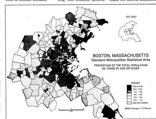 Fig. 1. Computer cartography is a prime example of a kind of information proceSSing which makes good use of both man and machine