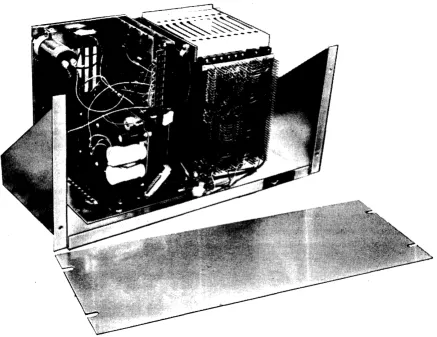 FIGURE 3. RACK MOUNT MODEL WITHOUT MONITOR (panel not provided) 