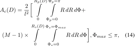 Fig. 2 illustrate the cases of symmetric and asymmetricdeployments based on UAV altitude
