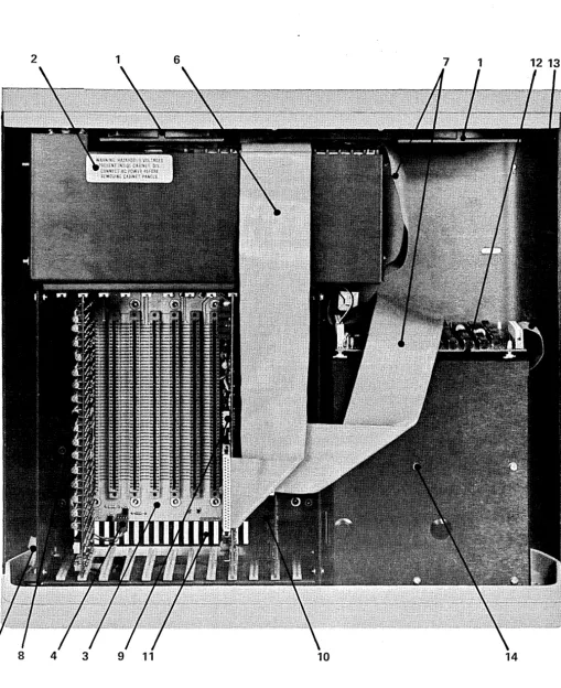 Figure 2-3 - 5200 Computer - Interior 