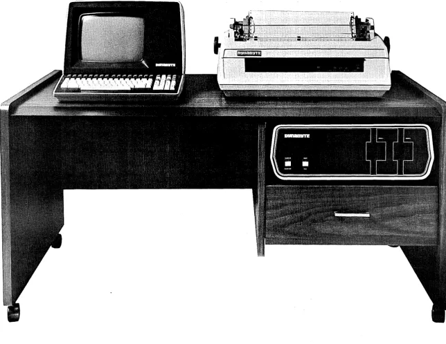 Figure 5-' - 5200 Computer Installed In Dynabyte Desk Enclosure 