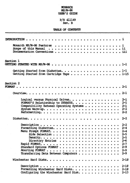TABLE OF CDNTEN1'S 