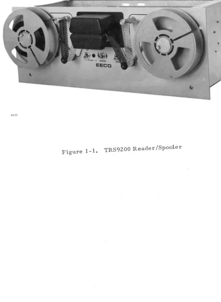 Figure 1-1. TRS9200 Reader/Spooler 