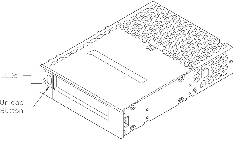 Figure 1-4 Front panel of the EXB-8505
