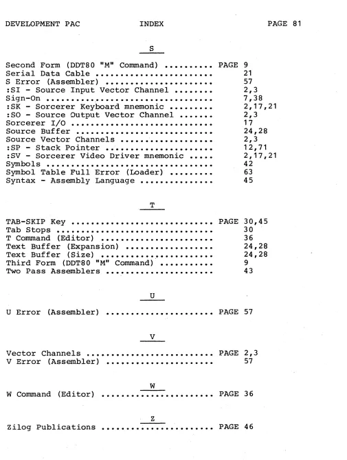 Table Full Error (Loader) ••••••••• Assembly Language ••••••••••••••• 