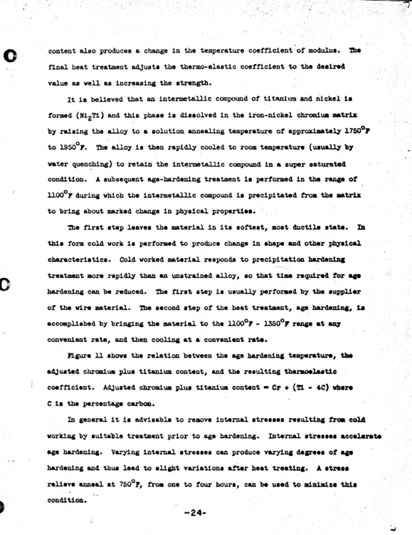 Figure II .hov. the relation between the aaeha:rdening temperature" tbe 