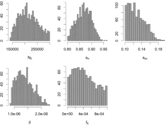 Fig. 5. Comparing observed outbreak data (Minetti et al., 2013) with model simulations: number of cases each week (left) and percentage of cases in three age groups(right).
