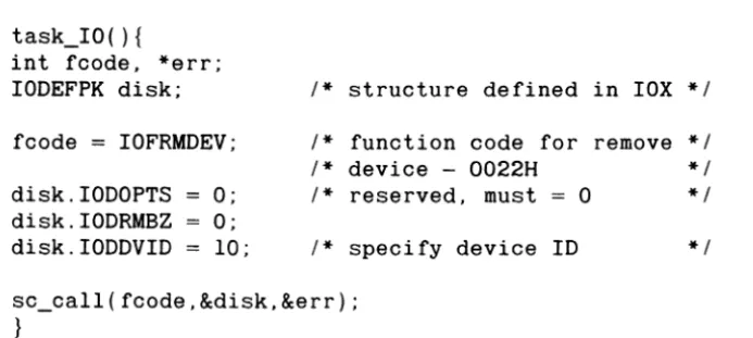 TABLE 3-3. SYSTEM CALL SUMMARY 