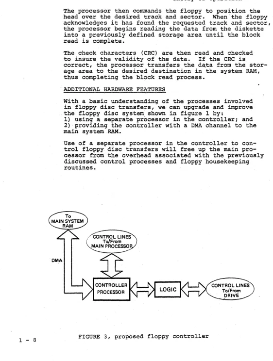 FIGURE 3, proposed floppy controller 