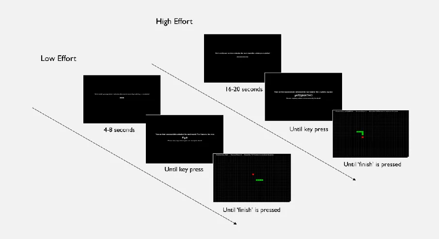Fig. 3: Trial Structure. Each trial consisted of a captcha phase, followed by a round of the 