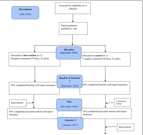 Fig. 4 Flow diagram describing the design and flow of participants through the Healthy Choices Programme