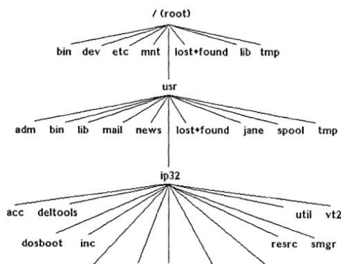 Figure 4-1. System V's Hierarchical Structure 