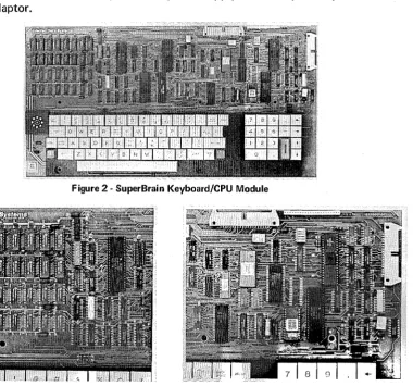 Figure 2 - SuperBrain Keyboard/CPU Module 