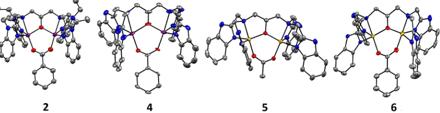 Table 3. Comparison of structural properties of complexes and class Ib Mn1-4 2 RNR active sites