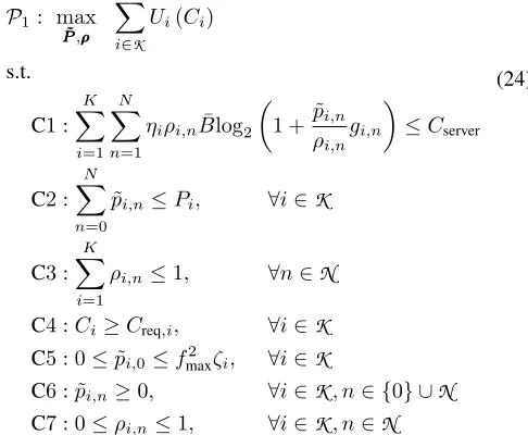 Fig. 3(d) indicates the case that the tangency point Pone. It happens whenstate is comparatively good