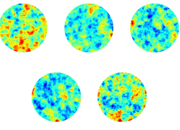 Figure 2.7: Model problem 1. Progression through iterations of non-hierarchicalmethod with level set.
