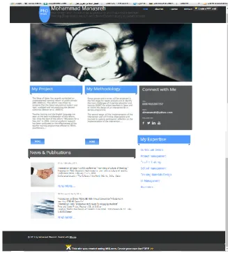 Figure 4.2: Screenshot of the study’s website 