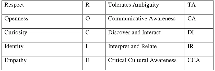 Table 6 - First set of codes applied to the AIE interviews 