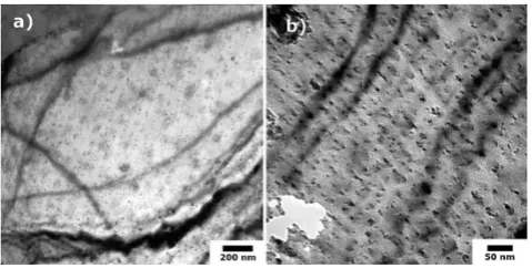Fig. 2. a) in situ HT-EBSD image of the austenitic microstructure of Alloy 1 taken at the temperature of 1 173 K after 300 s isothermal hold showing heterogeneous distribution of prior austenite grain size; average prior austenite grain 12.4±6.5 μm
