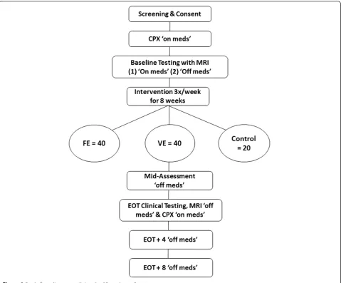 Figure 1 Study flow diagram outlining the 18 week enrollment.