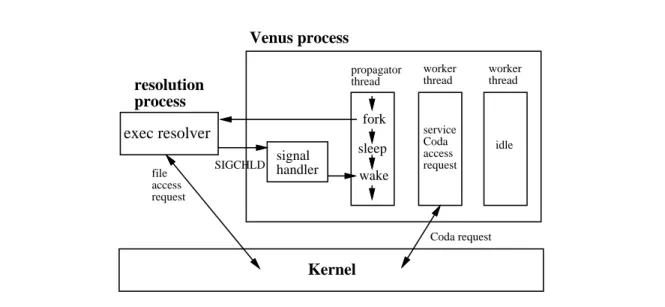Figure 6.3: The Process Structure of Automatic Resolver Execution