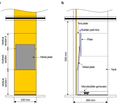 Fig. 3. Schematic of the experimental apparatus. (a) Front view and (b) Side view. 