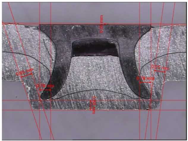 Fig. 3 Cross section of a