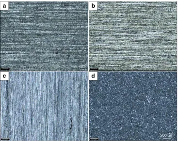 Fig. 6 Surface textures of 2 mm