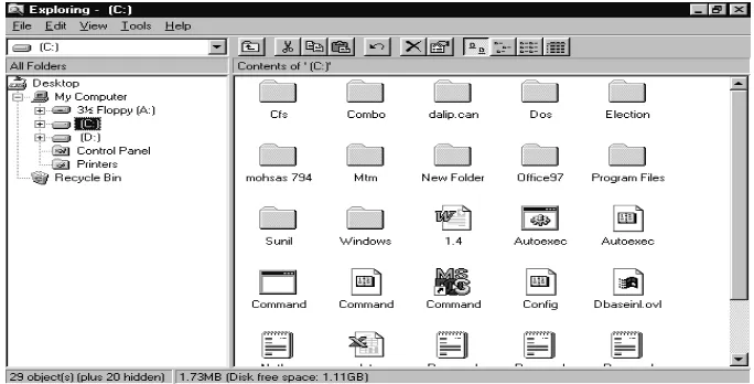 Fig.2-4: To start Windows Explorer