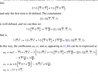 Table 1. The list of relevant diagrams, together with their regularity exponent, where ε > 0 is arbitrary