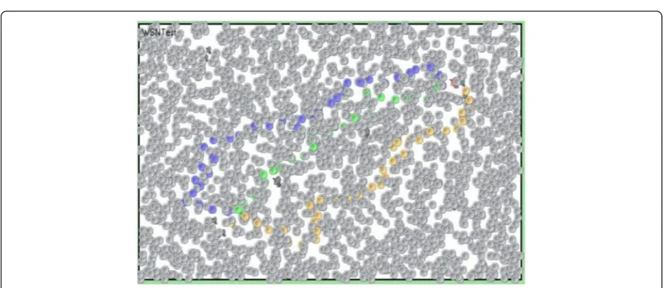 Fig. 10 Experimental screenshot of multi-route path establishment (scene 2)