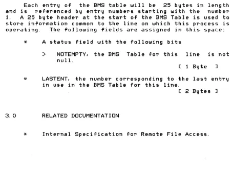 table for the referenced file that has The frames referenced by OVFSTRT will to overflow when the corresponding rile 