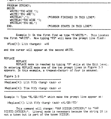 Figure 3.9 >Replace(4]: L(it VCfy <targ> <sub> => 