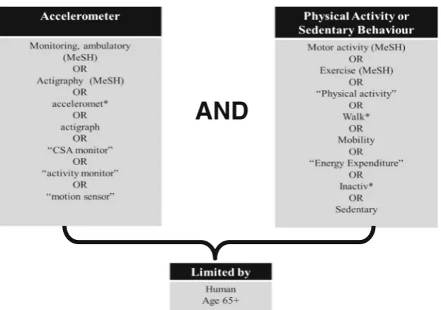 Fig. 1 Search strategy terms for