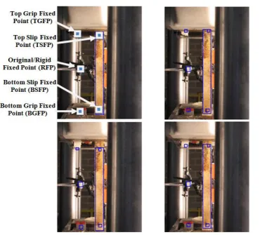 Fig. 13. Active Area grid expansion in response to sample stretch 