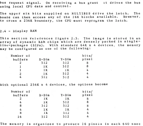 tables CPU displayed 