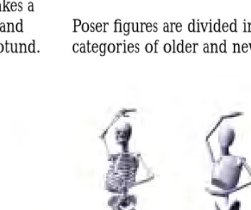figure taller. Increasing only the width and depth can make a figure stout—even rotund.