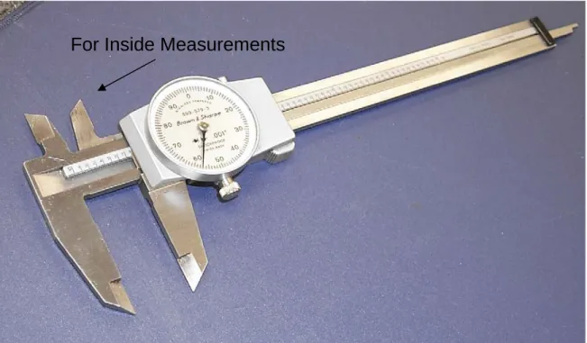 Figure 4-5:Caliper jaws used for inside measurement. 
