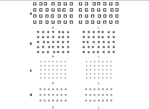 Fig. 2 Illustrations of the stereoacuity test system. a Example of the fixed distance test system