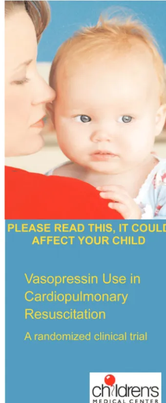 FIGURE 1Vasopressin study brochure.