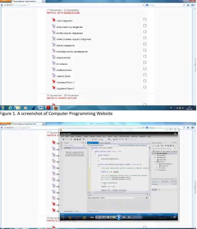 Figure 2. A screenshot of video simulation captured by Camtasia Studio 