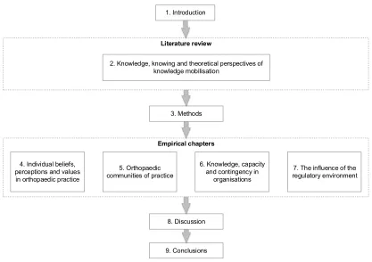 Figure 1.  Overview of thesis structure 
