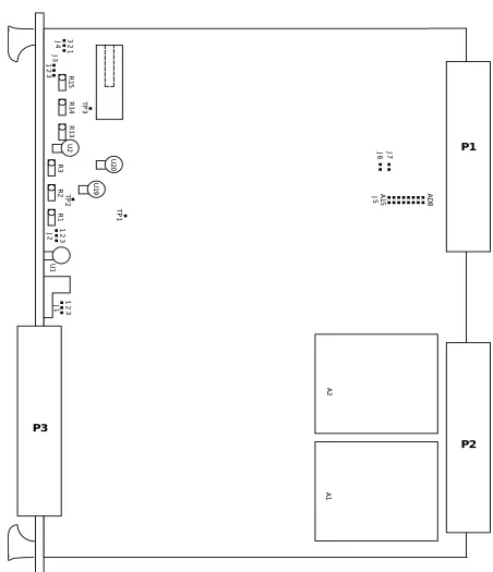 Figure 2-1  Jumper and Calibration Point Locations