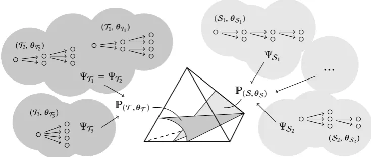 Figure 0.2. An illustration of the diferent aspects of probability tree models analysed in thisthesis.
