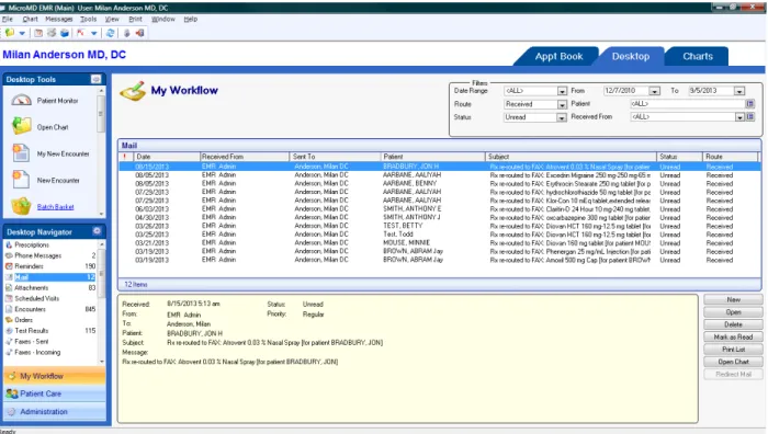 Figure 1-1 Mail has been enhanced 
