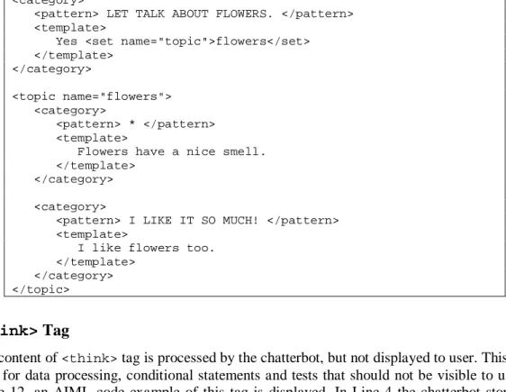 Table 11.   <topic>  Tag Usage Example. 